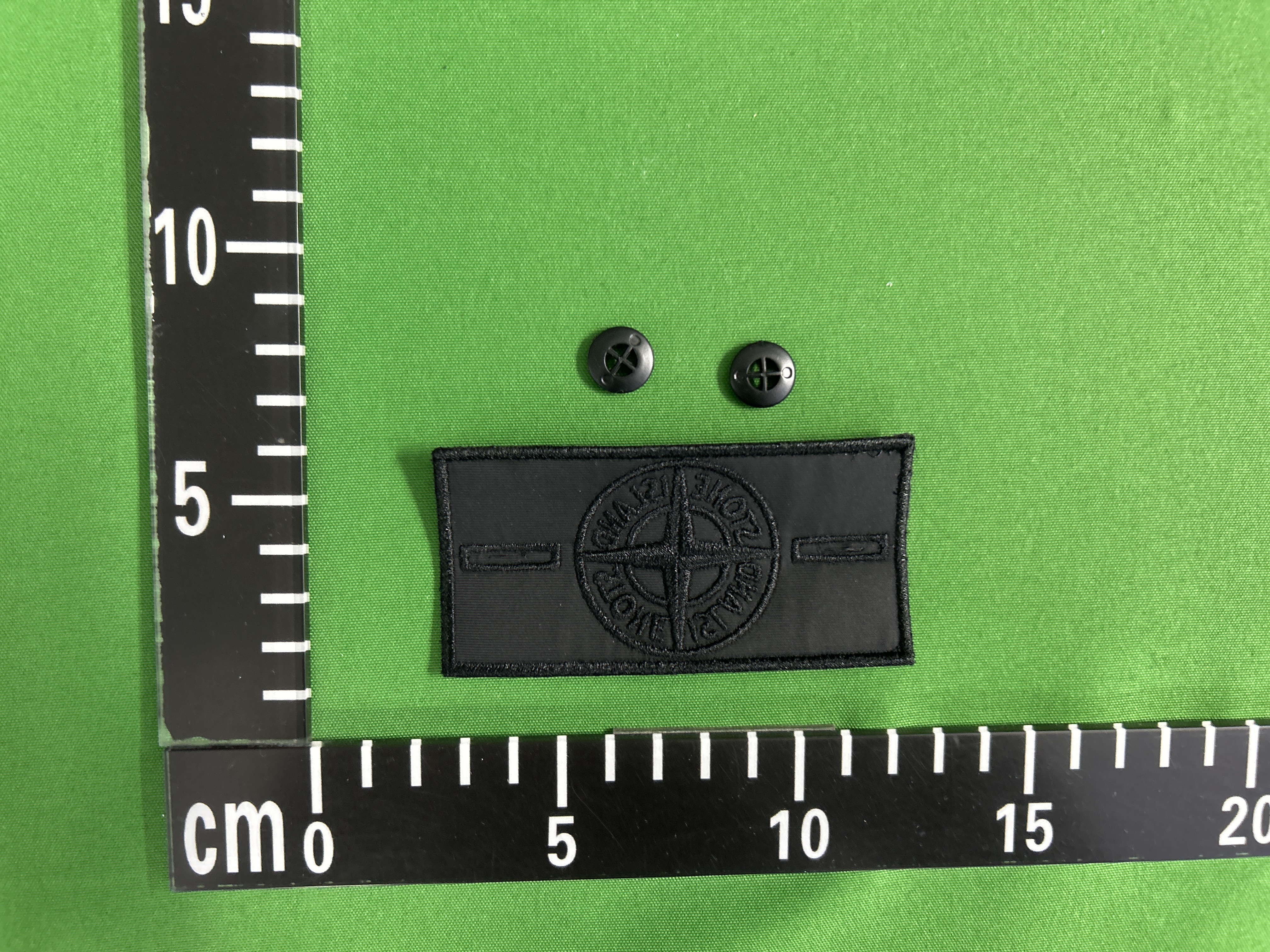 QC Photo - Heat Reactive Stone Island Badges
