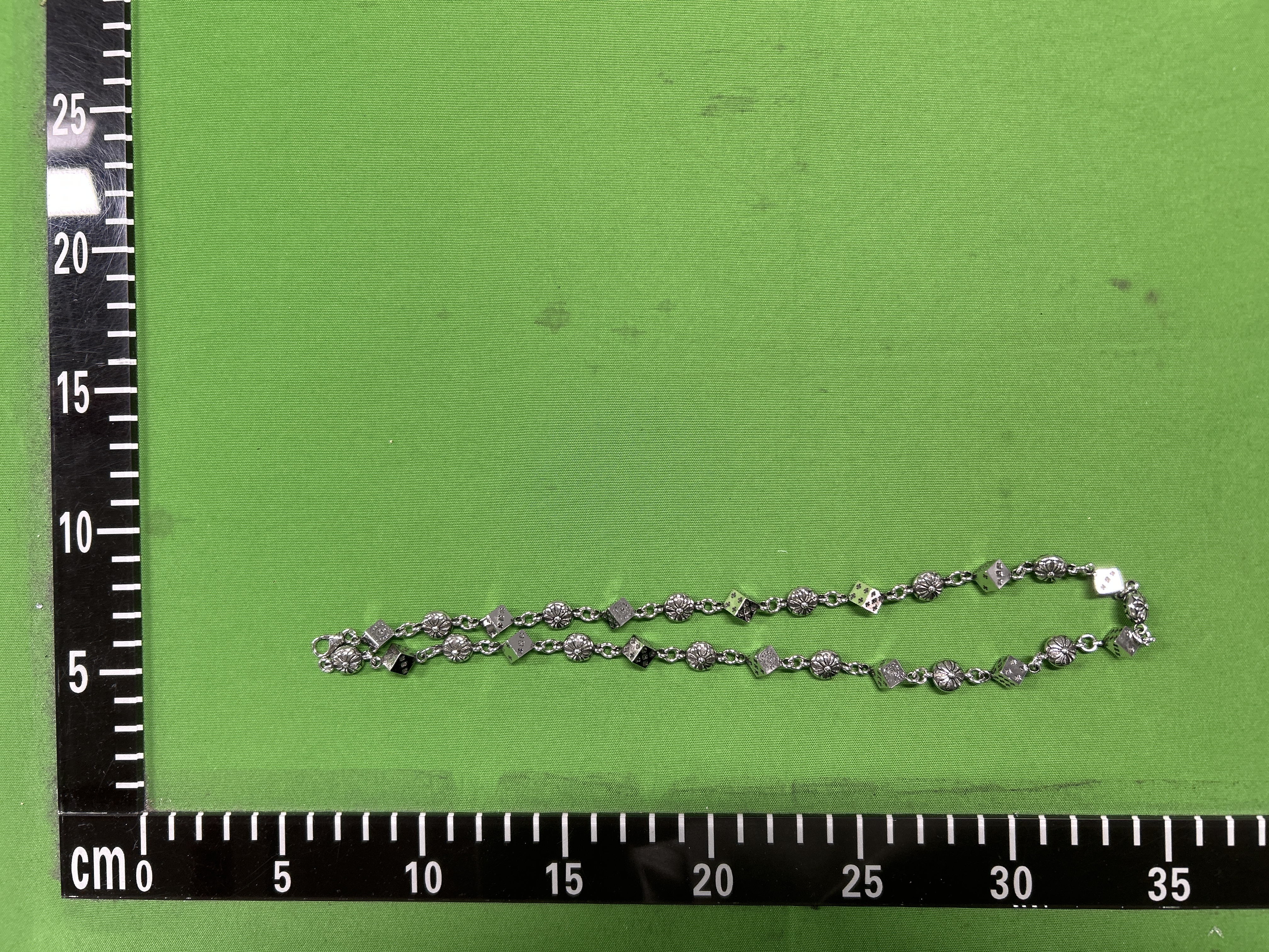 QC Photo - Chrome Hearts Cross Ball Wallet Chain