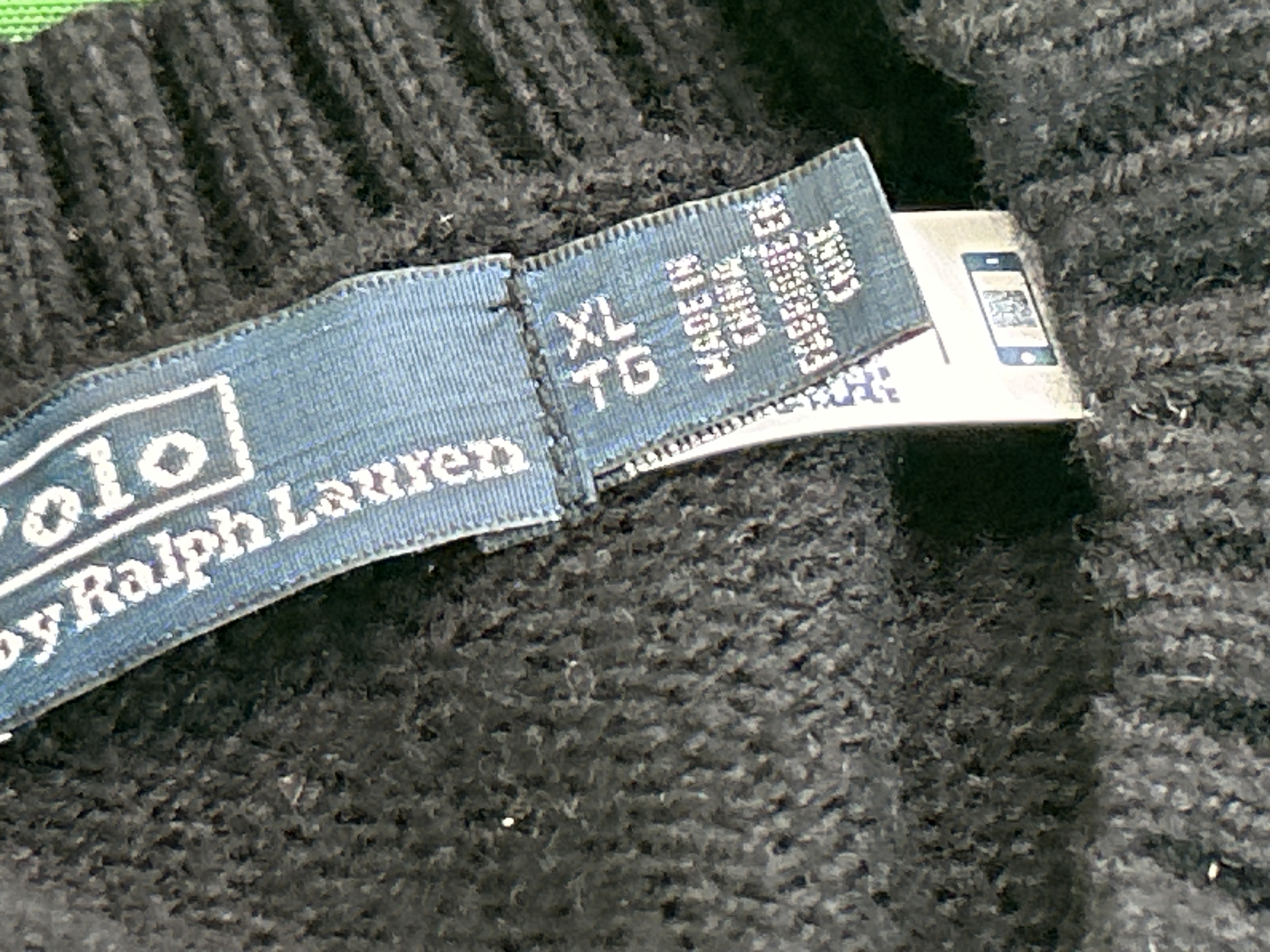 QC Photo - Polo Ralph Lauren Tuxedo Bear & Horse Wool Sweater