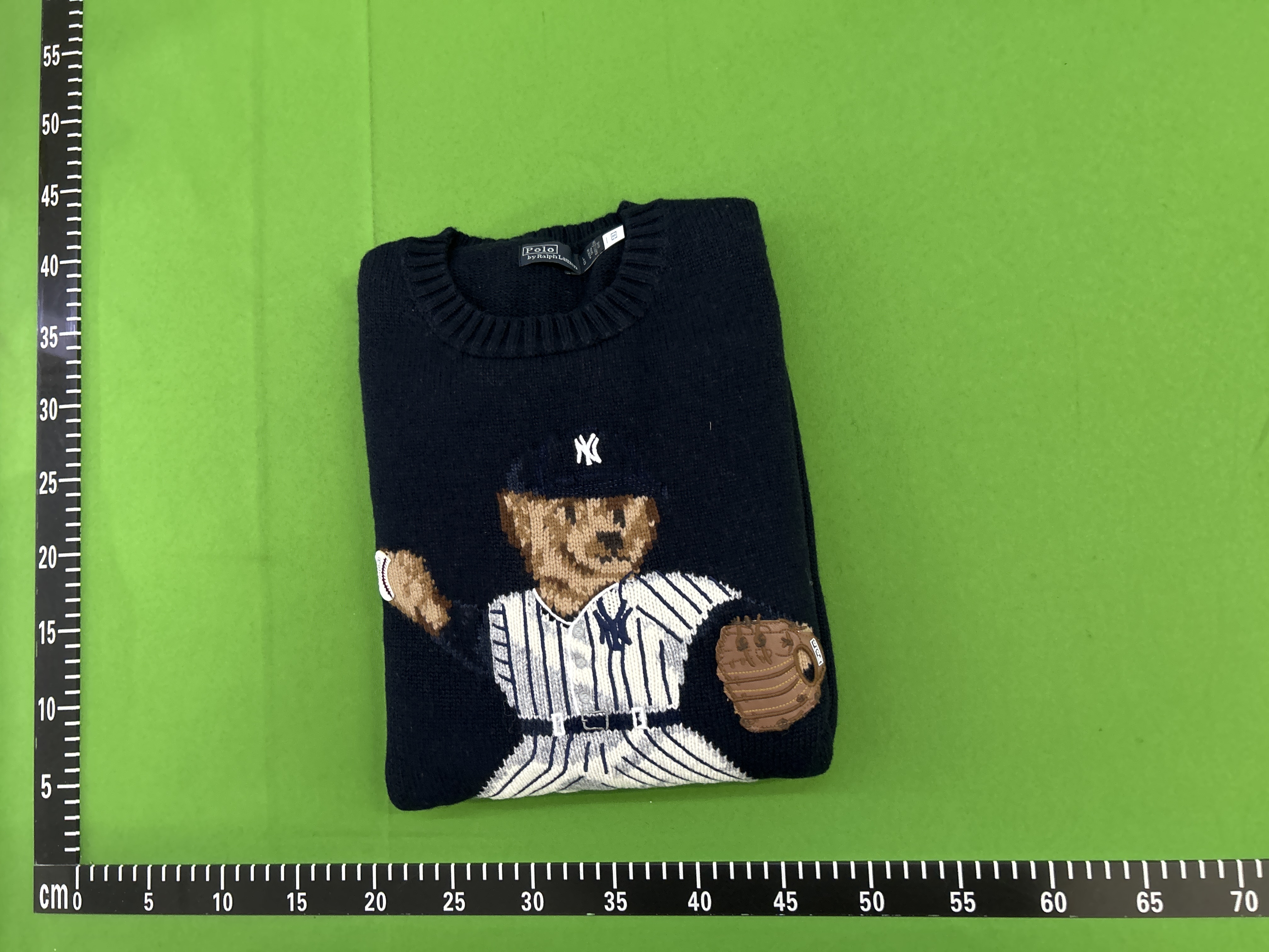 QC Photo - Polo Ralph Lauren MLB Bear Knit Sweater