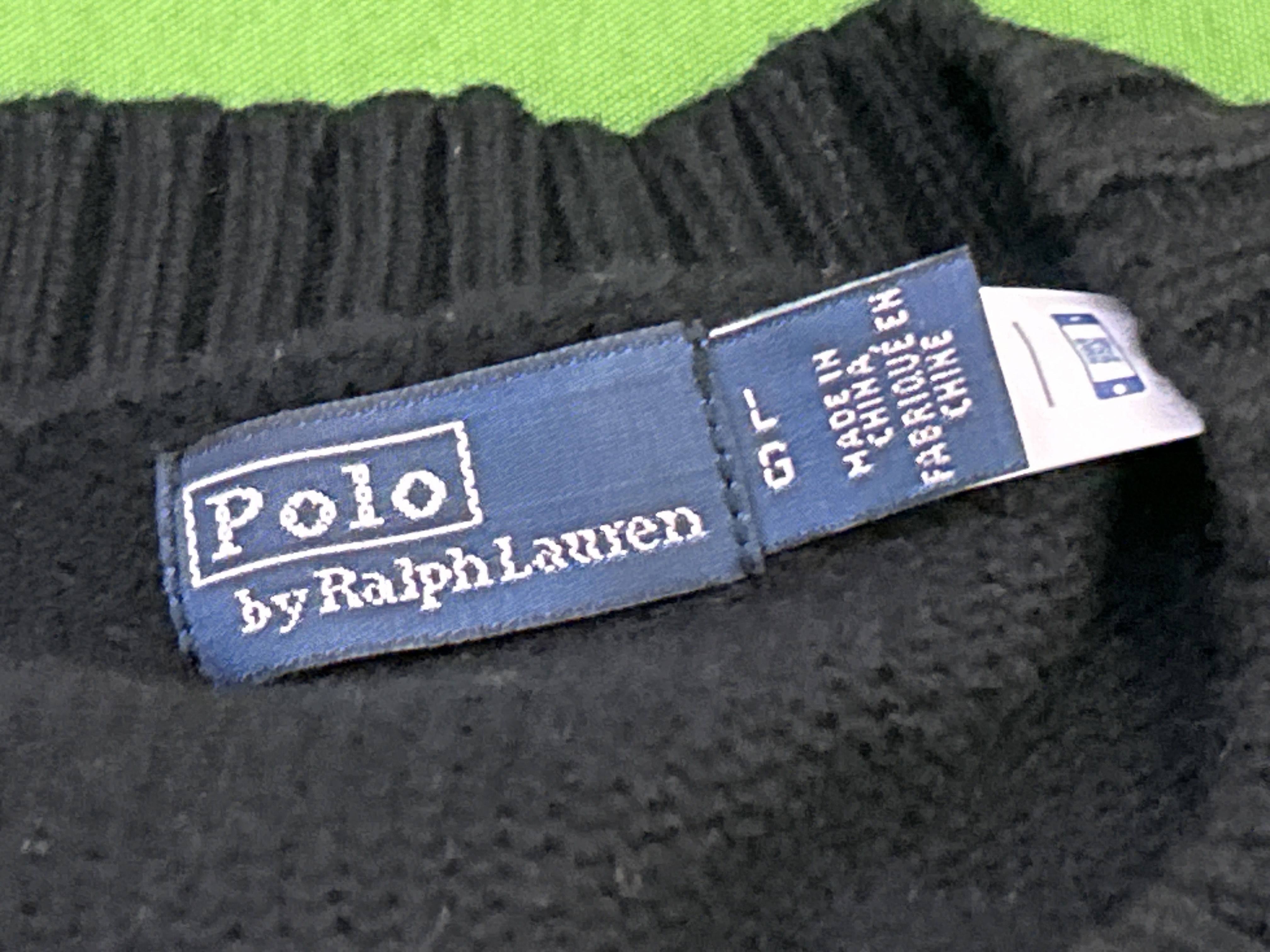QC Photo - Polo Ralph Lauren Tuxedo Bear & Horse Wool Sweater