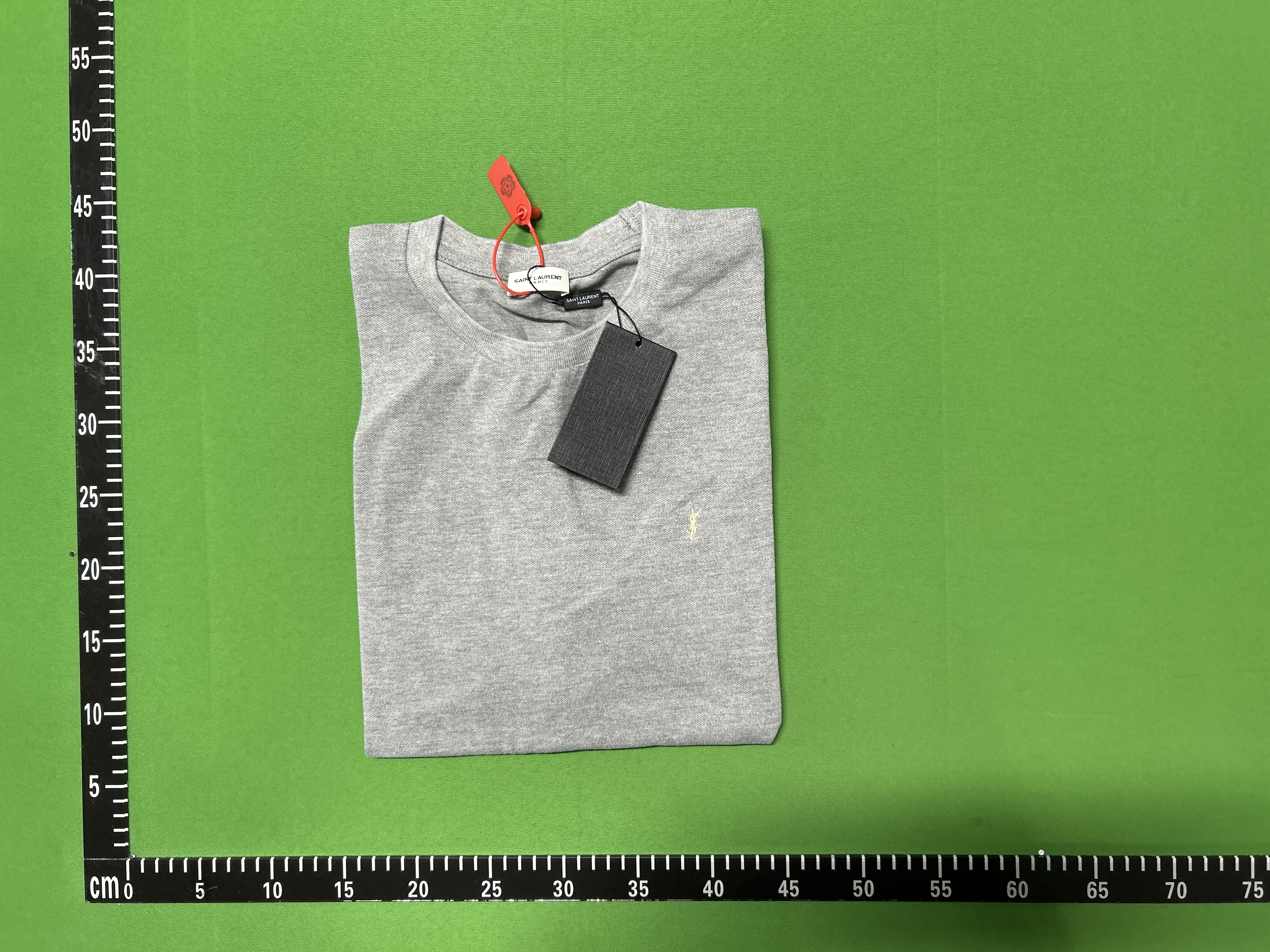 QC Photo - Saint Laurent Cassandre Small Logo Tee (2 Variants)