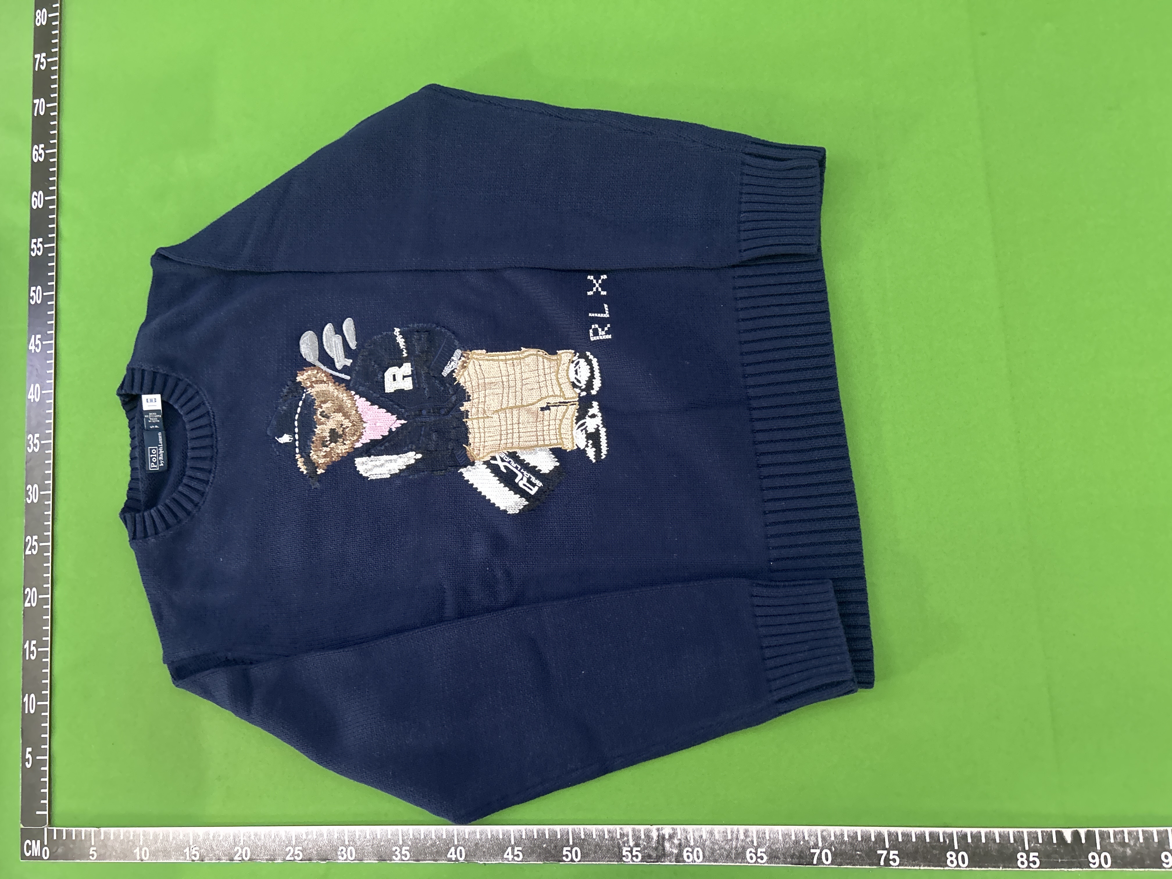 QC Photo - Polo Ralph Lauren Golf Bear Knit Sweater
