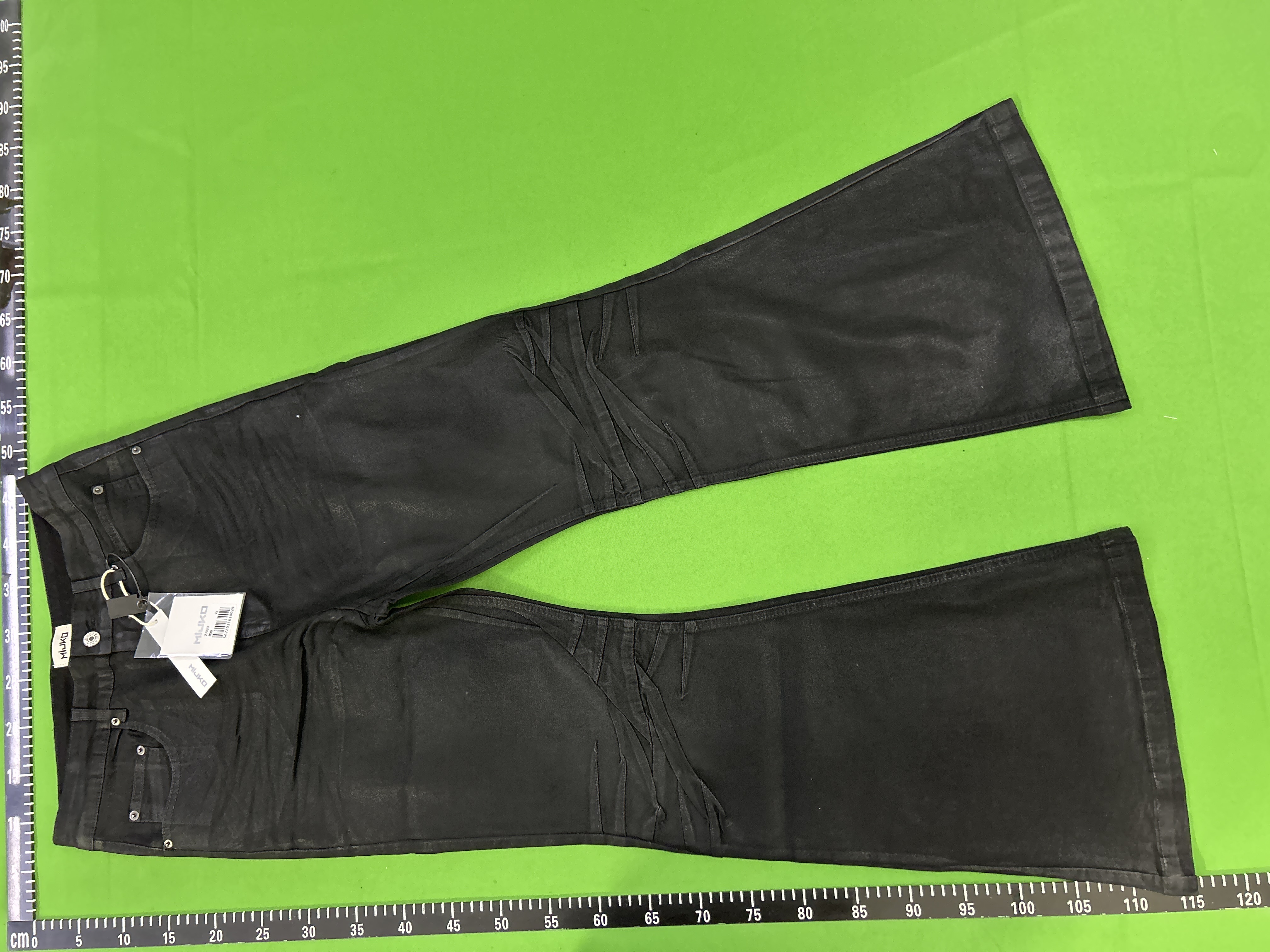 QC Photo - Unbranded Waxed Bootcut Jeans